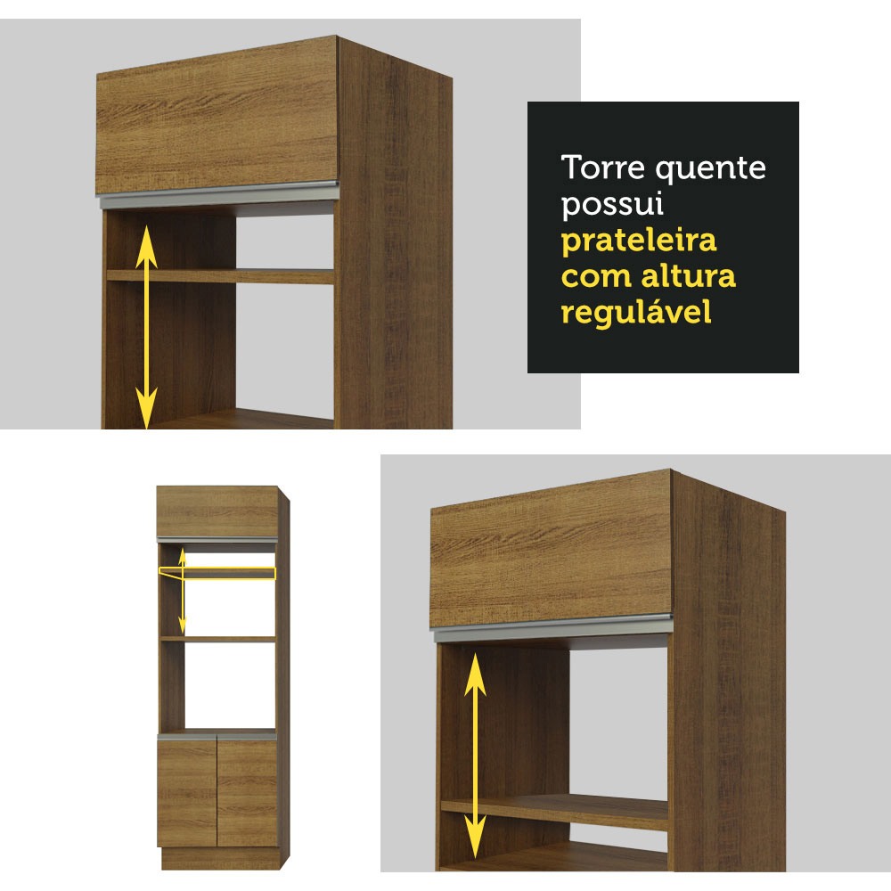 Cocina Integral Completa Modular Madesa Glamy 290cm MM.