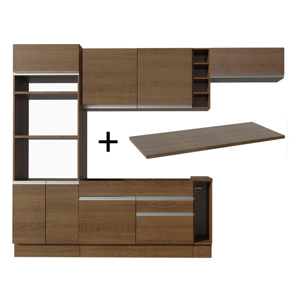 Cocina Integral Completa Modular Madesa Glamy 290cm MM.