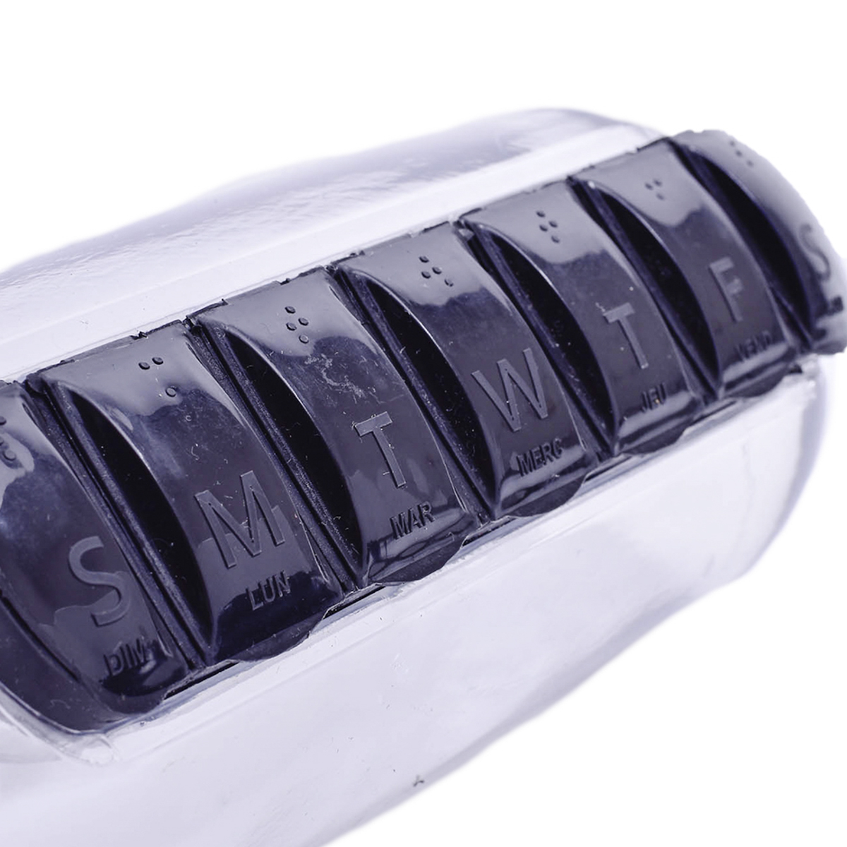 Botella Agua 2 En 1 Vaso Pastillero Portátil Píldoras 600ml