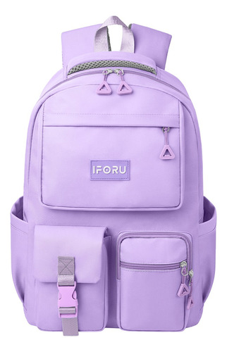 Mochila Escolar Viaje Bolsa Para Laptop 15.6 Inch Iforu 30l.