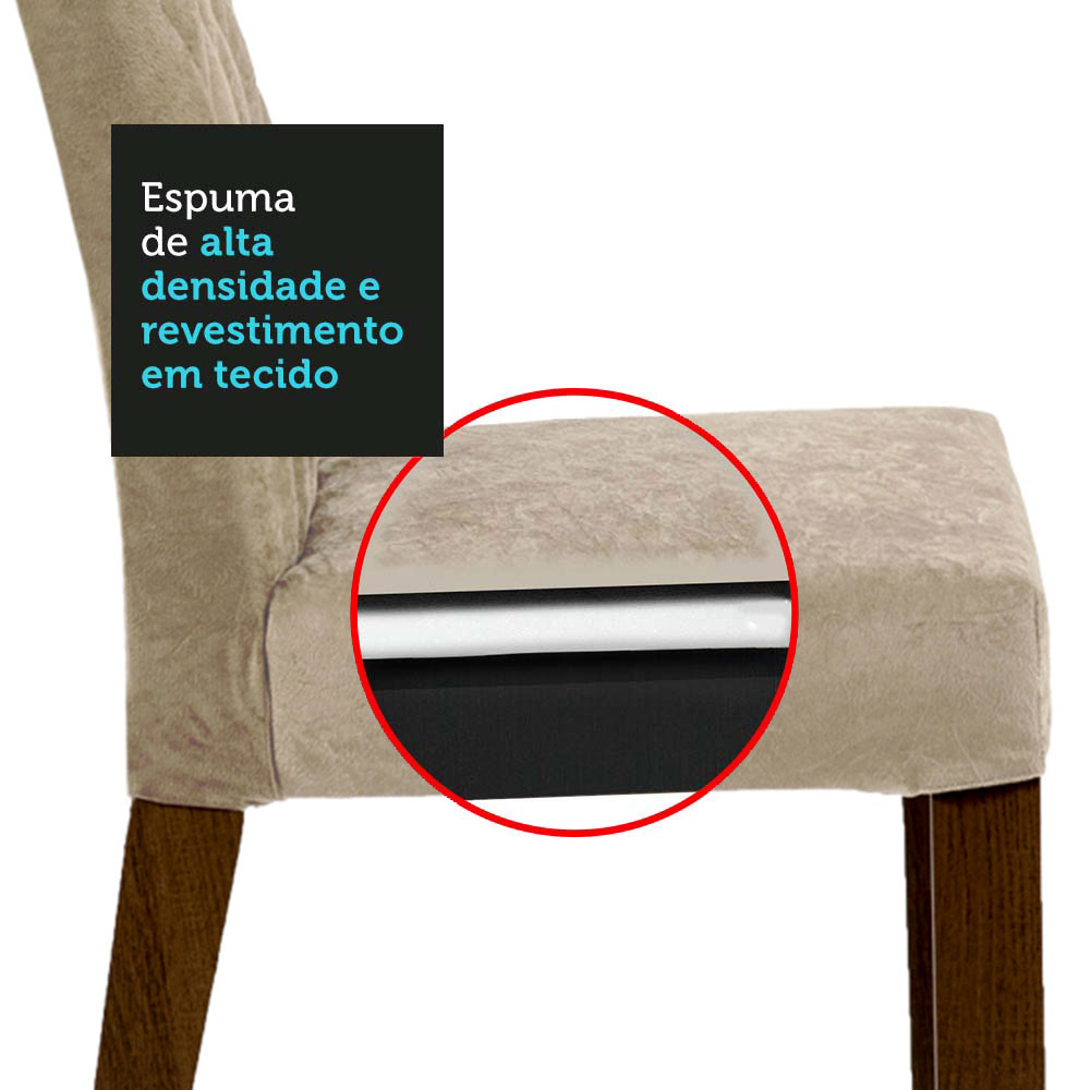 Juego de Comedor con Mesa y 6 Sillas Madesa Britney MGI