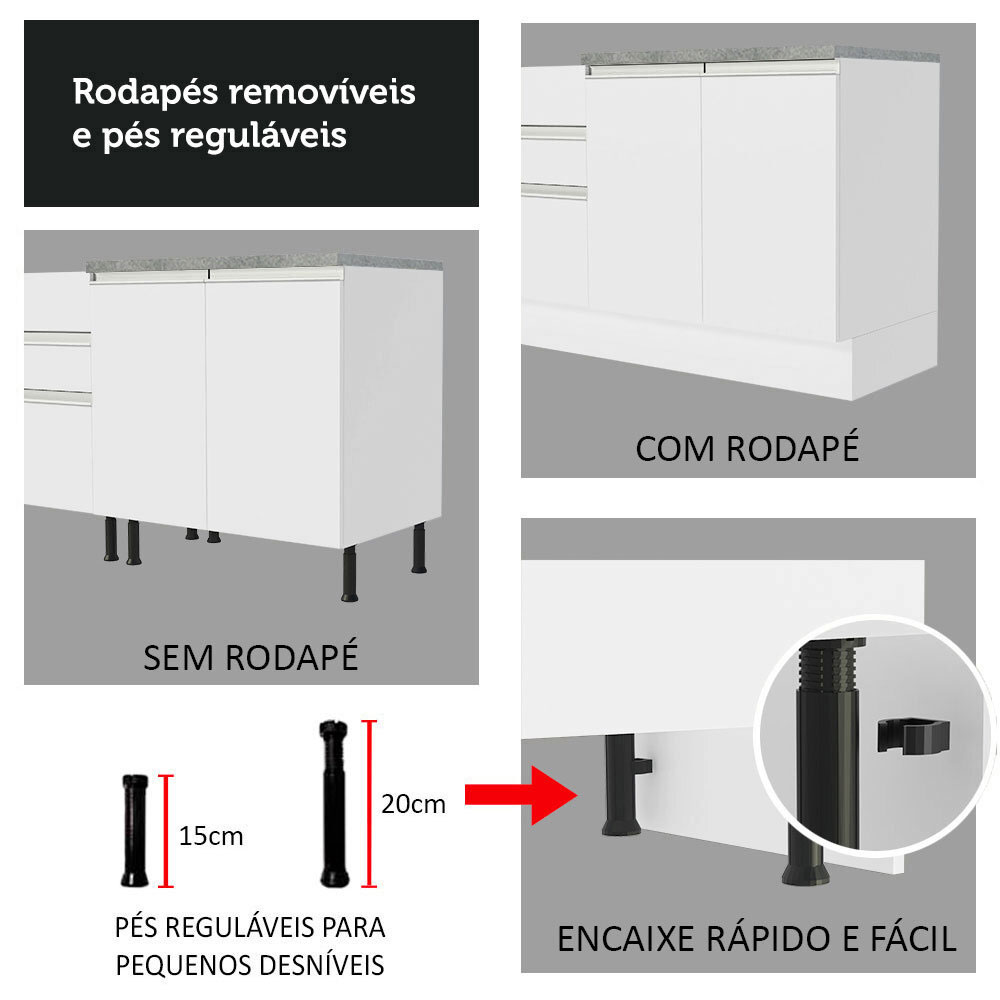 Mueble Modulo Para Baño Gabinete Lavabo Madesa 180cm BB