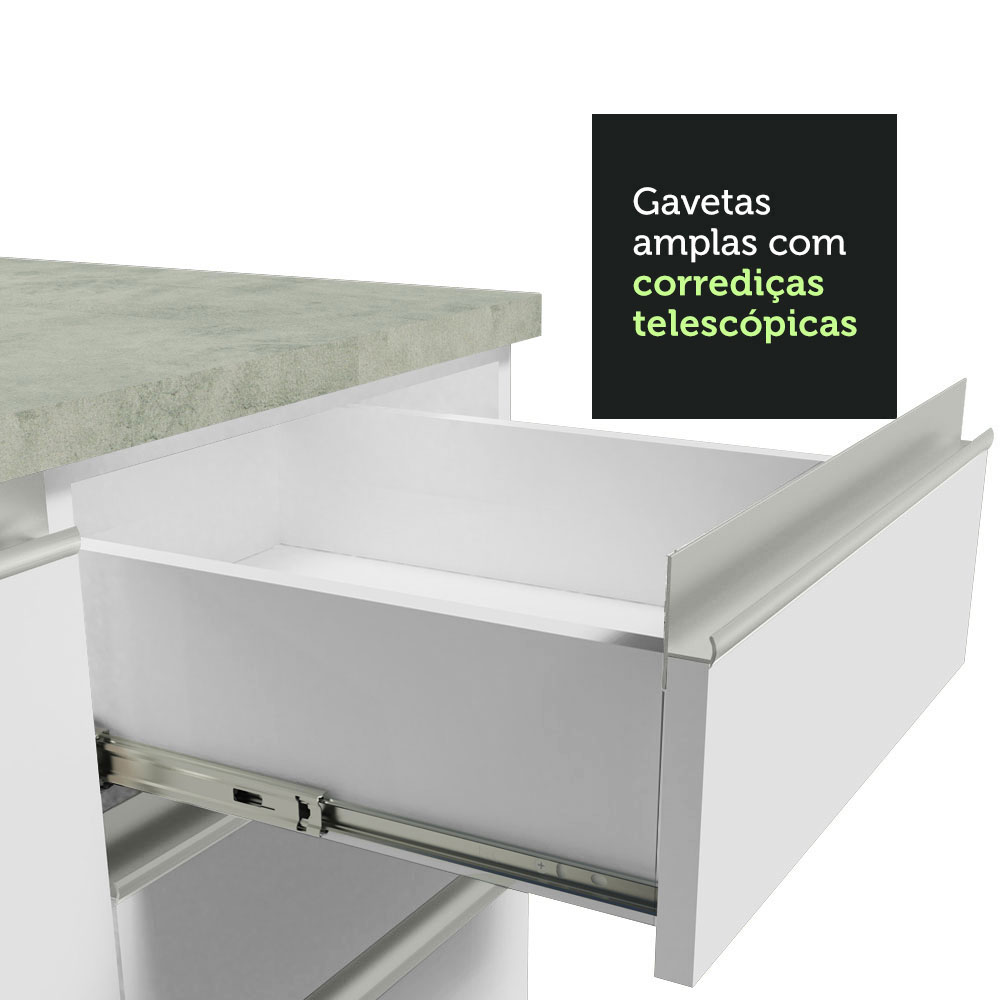 Mueble Modulo Para Baño Gabinete Lavabo Madesa 180cm BB