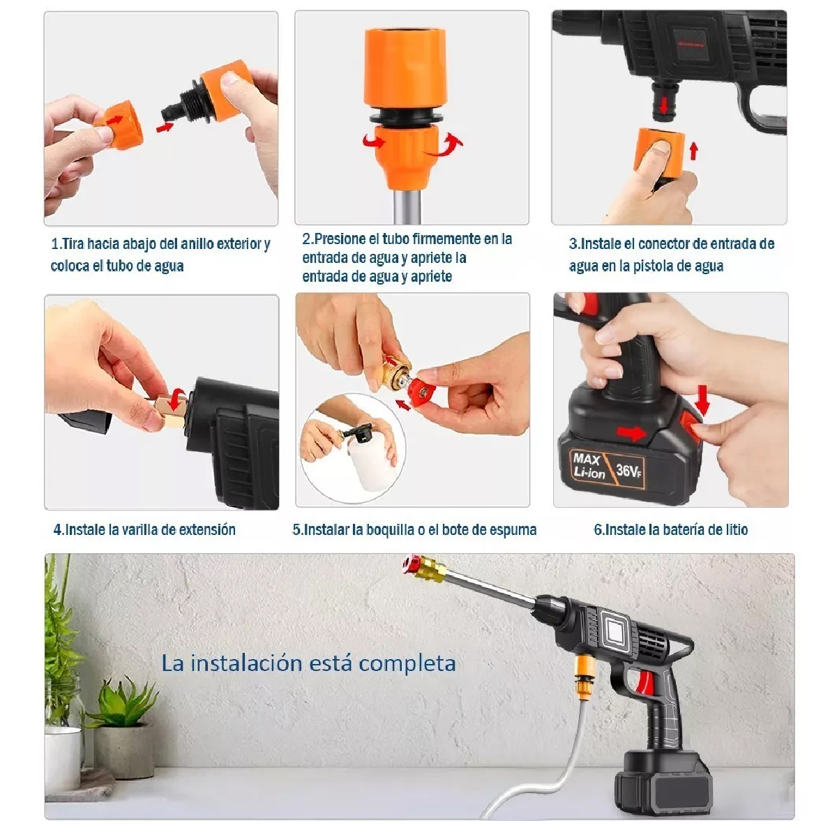 Pistola Hidrolavadora cleaning gun car wash