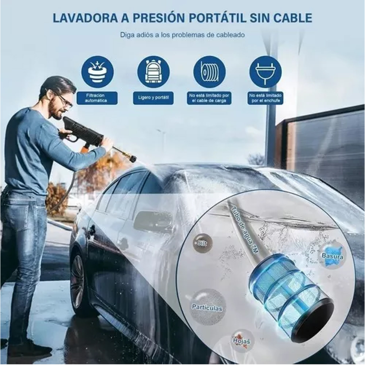 Pistola Hidrolavadora cleaning gun car wash