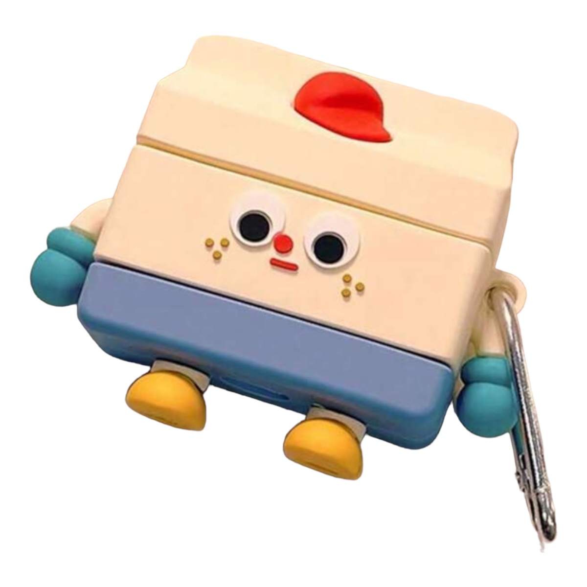 Carcasa Protectora Compatible Con AirPods Pro 2 da Generacion modelo Robot De Leche.