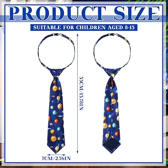 Corbata para el cuello para niños y niños, 3 unidades preatadas, corbatas ajustables para niños pequeños, para bodas, graduación, escuela.