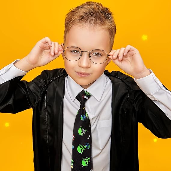 Corbata para el cuello para niños y niños, 3 unidades preatadas, corbatas ajustables para niños pequeños, para bodas, graduación, escuela.