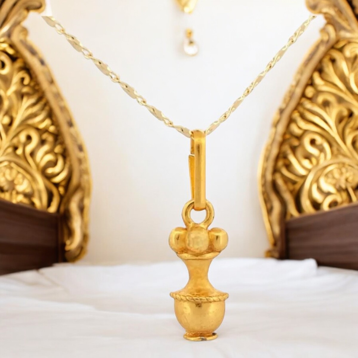 Dije Poporo Quimbaya Oro Precolombino Joyeria M De Leon.