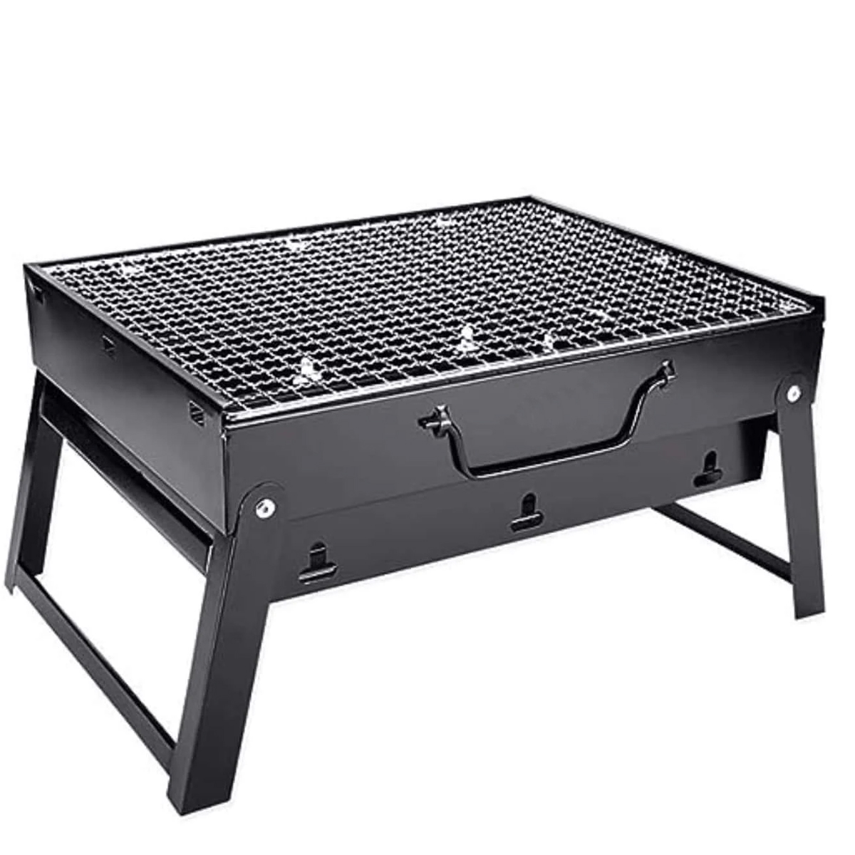 PARILLA ASADOR PORTATIL DE ACERO INOXIDABLE CAMPING