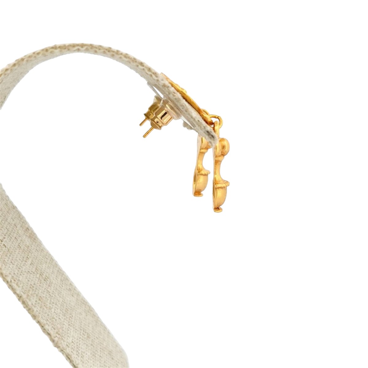 Arete Colgante Precolombino Poporo Quimbaya Joyeria M D Leon.
