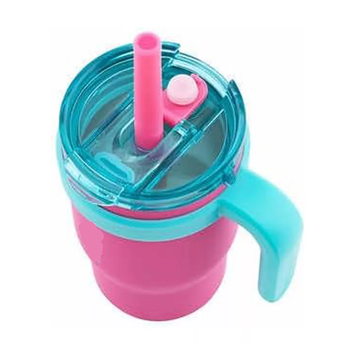 Set Termo Vasos Para Niños 2 Piezas 414 Ml Color Rosa.