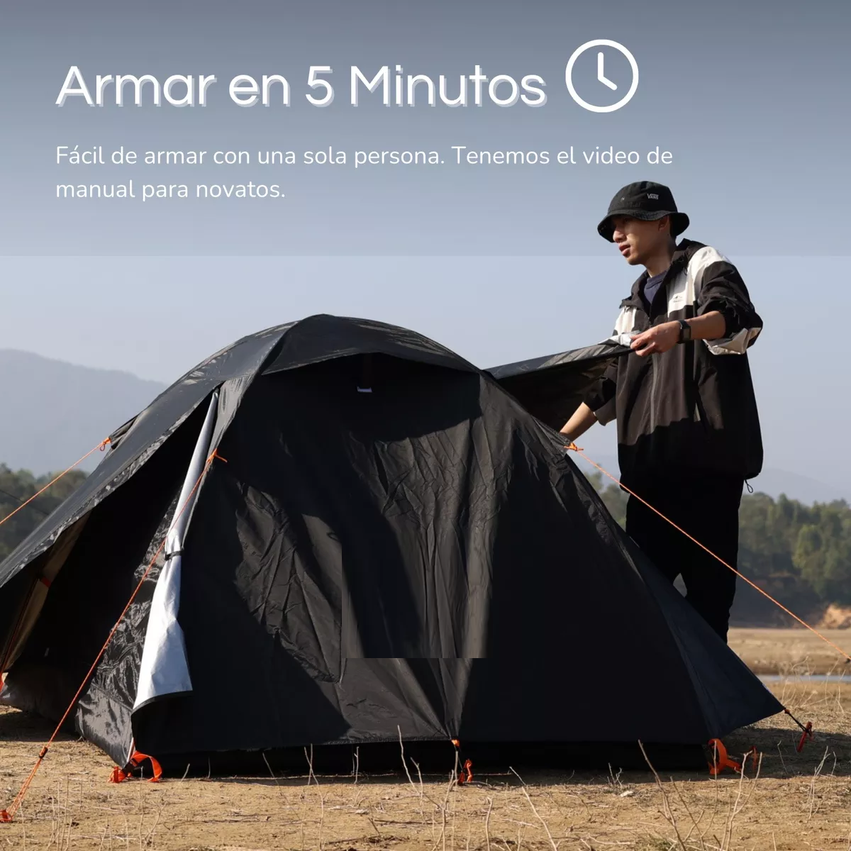 Tienda Casa Campaña Grandes Para Acampar.