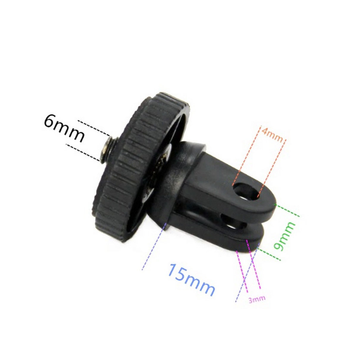 Adaptador Trípode 1/4 Action Accesorios Camara Deportiva