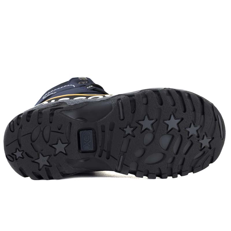 Botas Para Camping De Niño Discovery 11950 Azul Marino Outdoor.