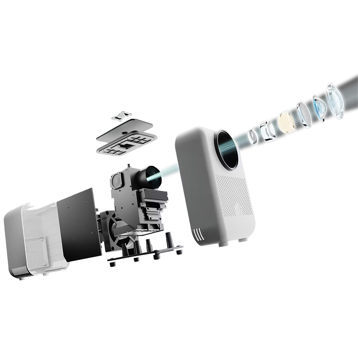Proyector Inteligente Hp Cc180 1280x720 Más Roku Express Hd