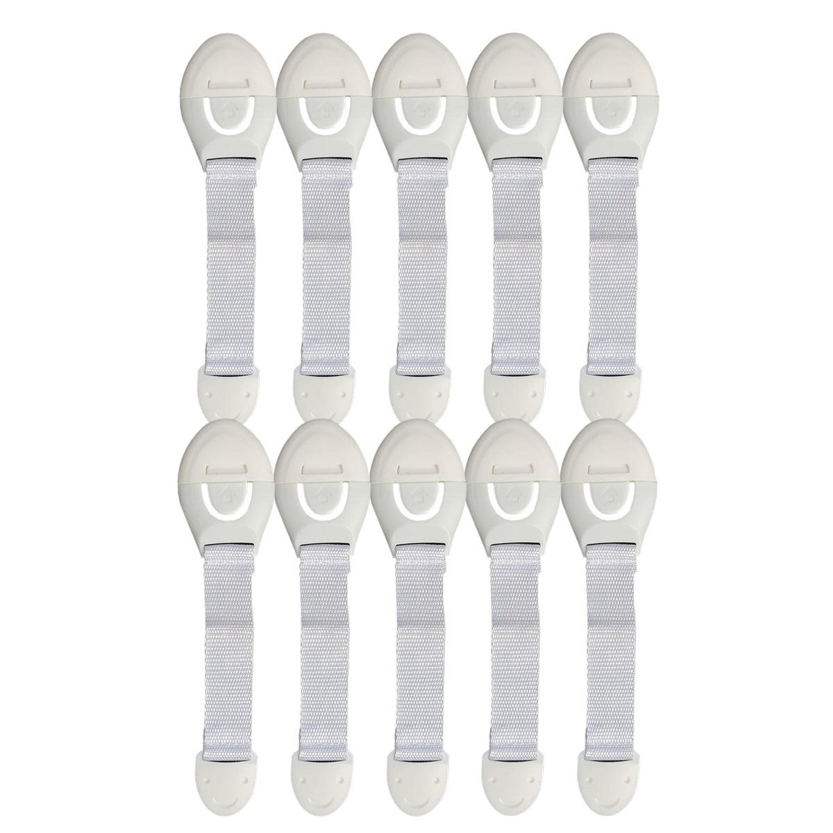 Set 10 Seguros Bebe Para Cajones Puertas Seguridad