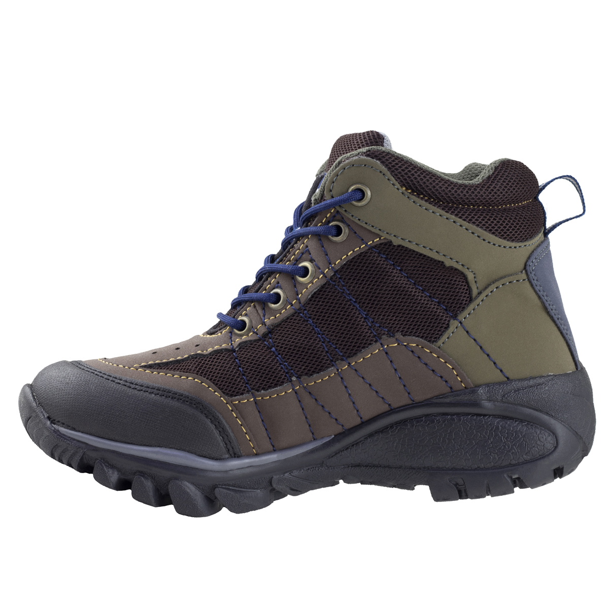 Botas Para Niños Camping Tipo Senderismo Discovery 11961 Café Outdoor.