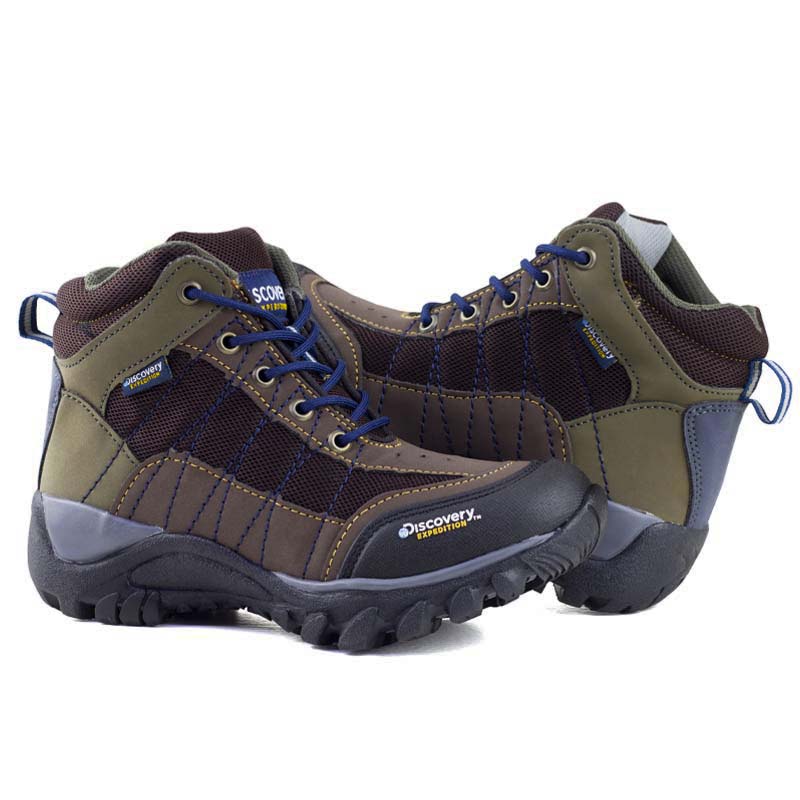 Botas Para Niños Camping Tipo Senderismo Discovery 11961 Café Outdoor.