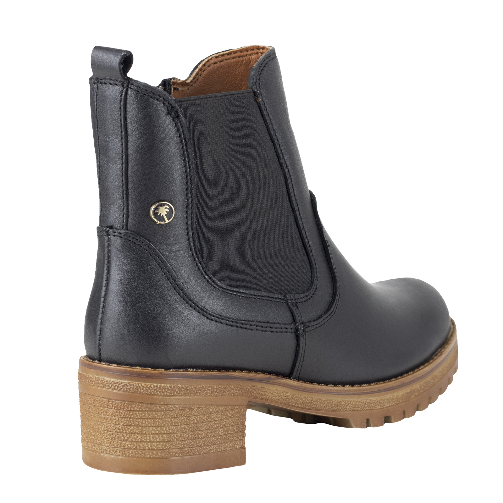 Botines Chelsea Mujer Verde Tabaco 7153 Negro Tipo Vaquero.