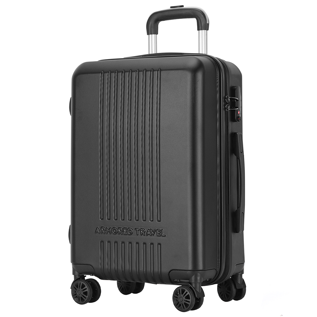 Maleta de viaje Carry On de mano cabina 20 pulgadas 10 kg ABS doble calibre candado de alta seguridad TSA LOCK Stone Armored Travel.