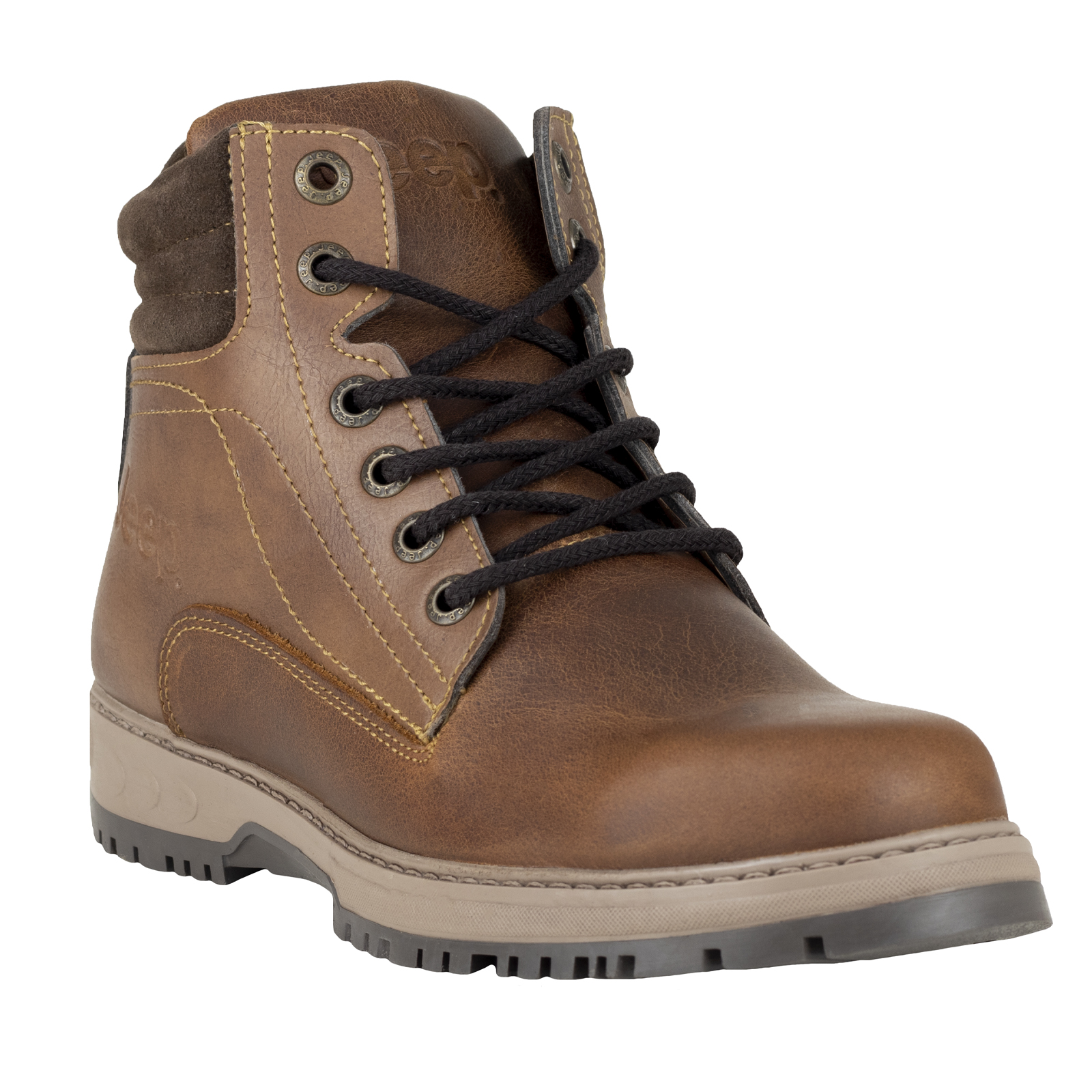 Botas Jeep Para Hombre Urbanas Aventura 16501-50 Encino Roble