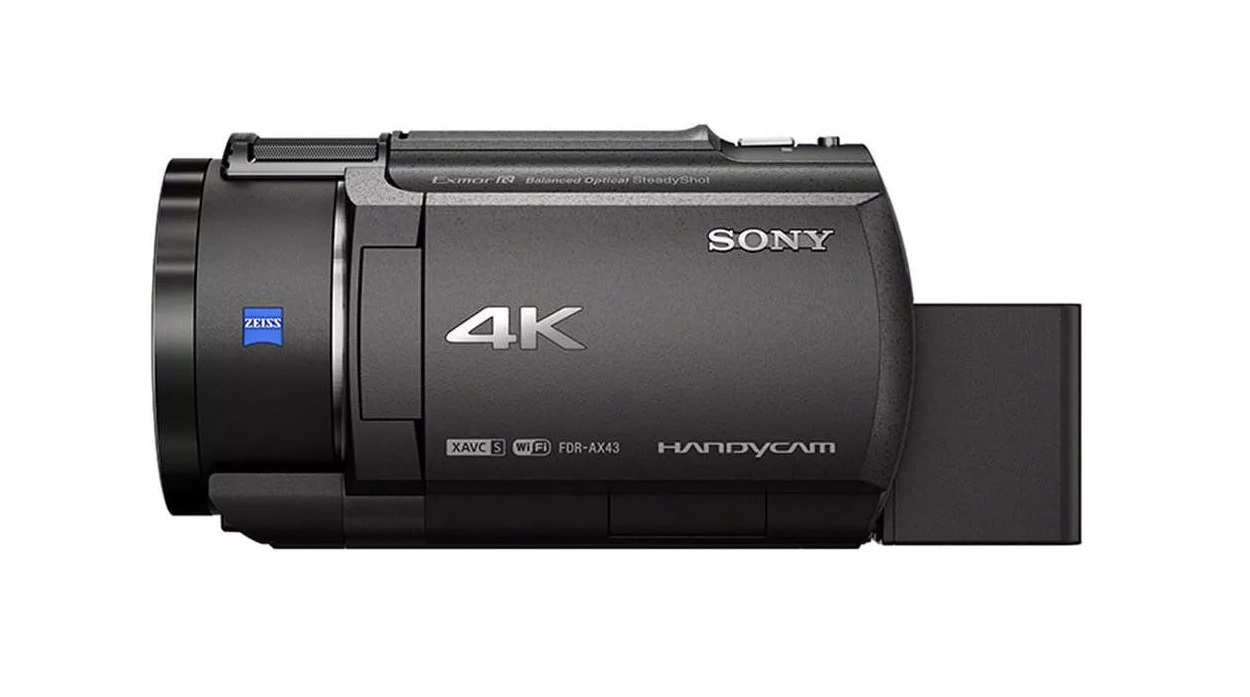 Videocámara Handycam SONY Modelo: 4K FDR-AX43A con Sensor Exmor R, Color Negro