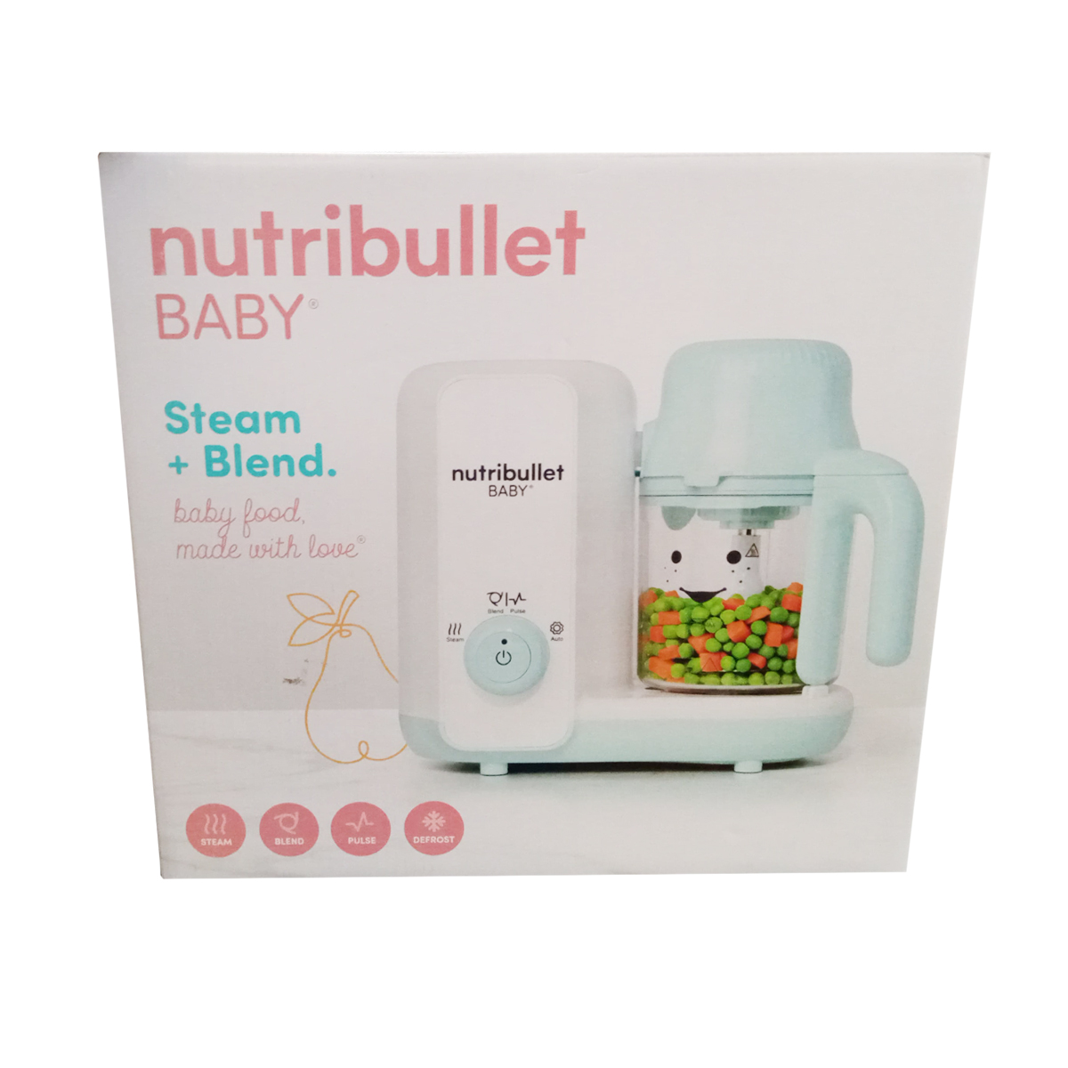 Licuadora y Vaporizadora Nutribullet Baby Steam And Blend