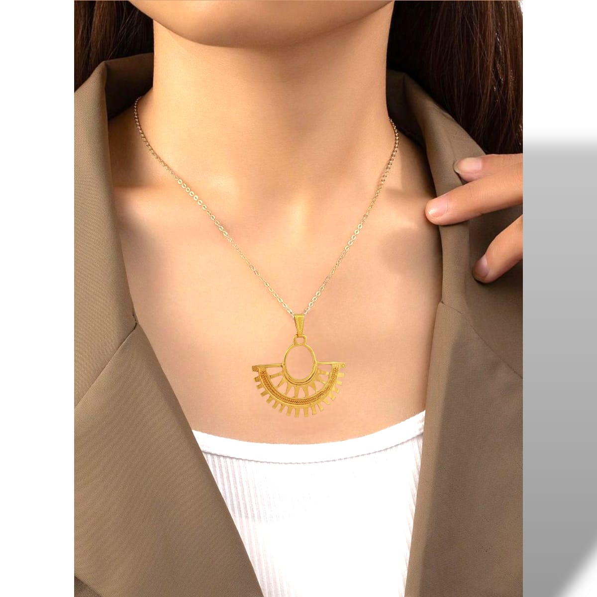 Dije Nariguera Tayrona Oro Precolombino Joyeria M De Leon.