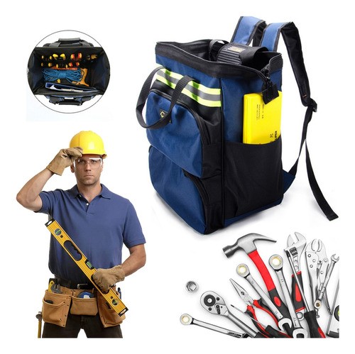Maleta De Herramientas Gran Capacidad Mochila Organizador.