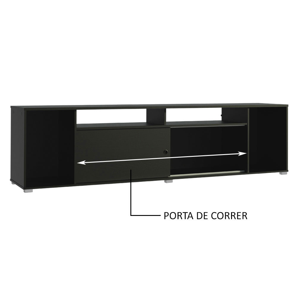 Mueble Mesa Para Tv Rack Cancun Madesa Hasta 65'' NN