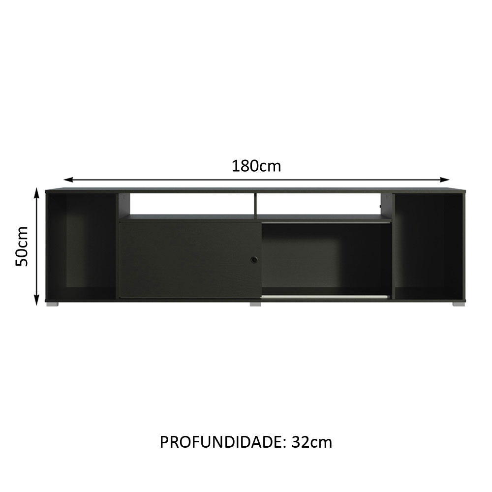 Mueble Mesa Para Tv Rack Cancun Madesa Hasta 65'' NN