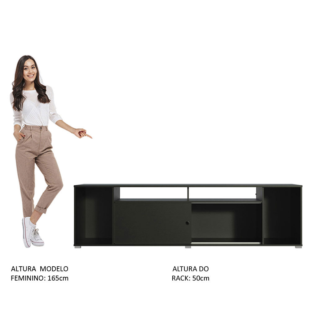 Mueble Mesa Para Tv Rack Cancun Madesa Hasta 65'' NN