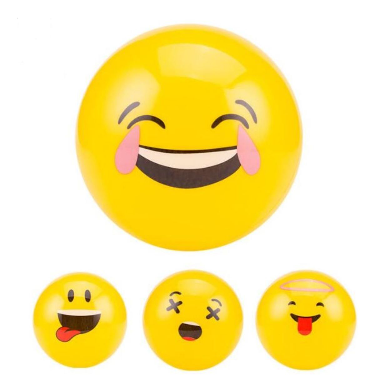 100 Pelotas Plástico Emoji Fiesta Regalo Juguete Niño Niña.