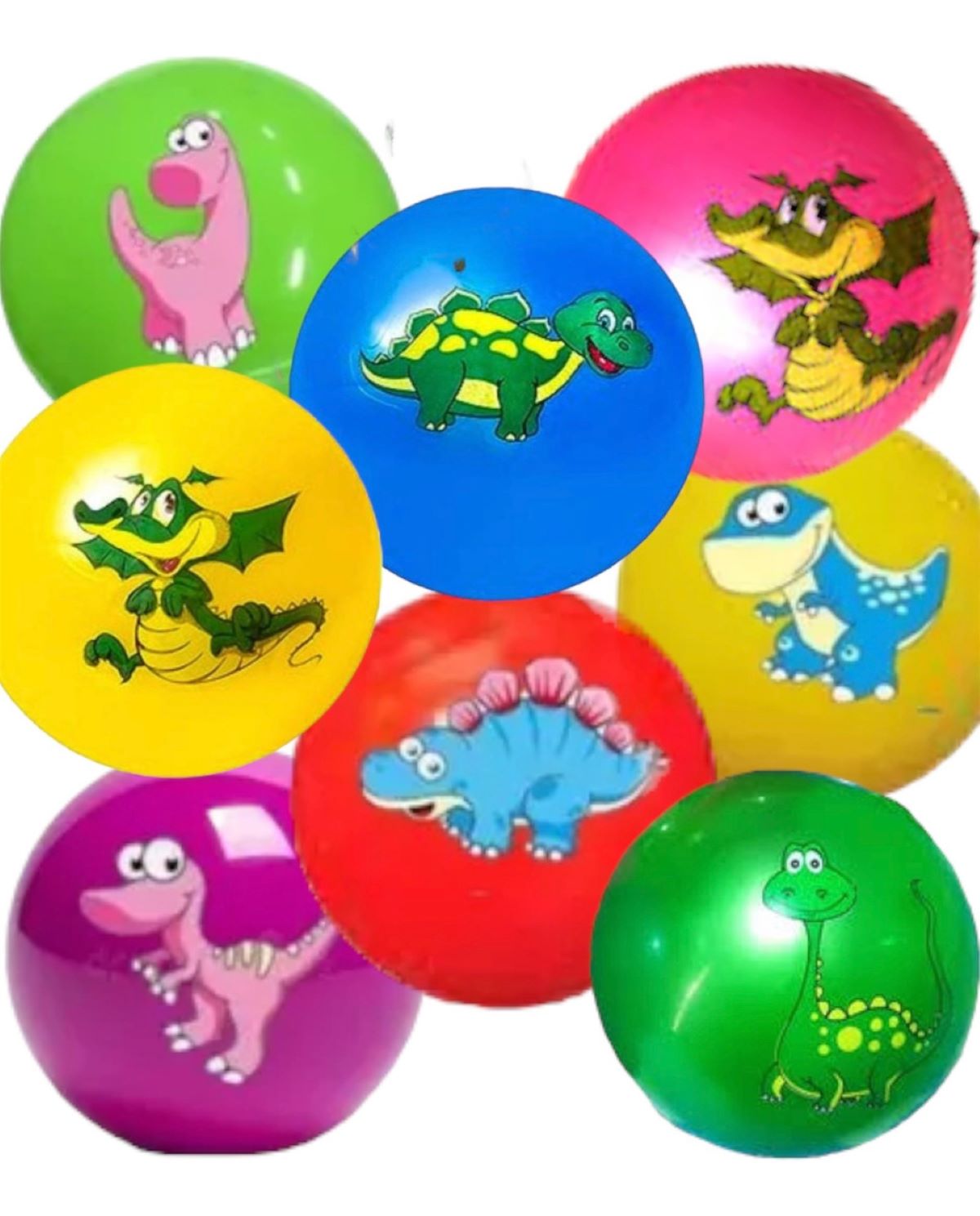 100 Pelotas Dinosaurio Fiesta Regalo Juguete Niño Niña.