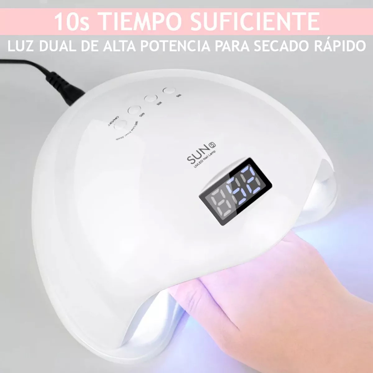 LAMPARA SECADORA DE UÑAS UV