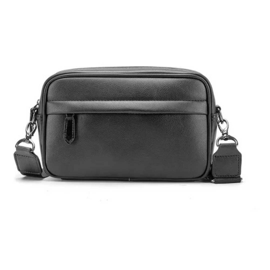 Bandolera De Cuero Para Hombre Bolso Crossbody Lujo Moderno.