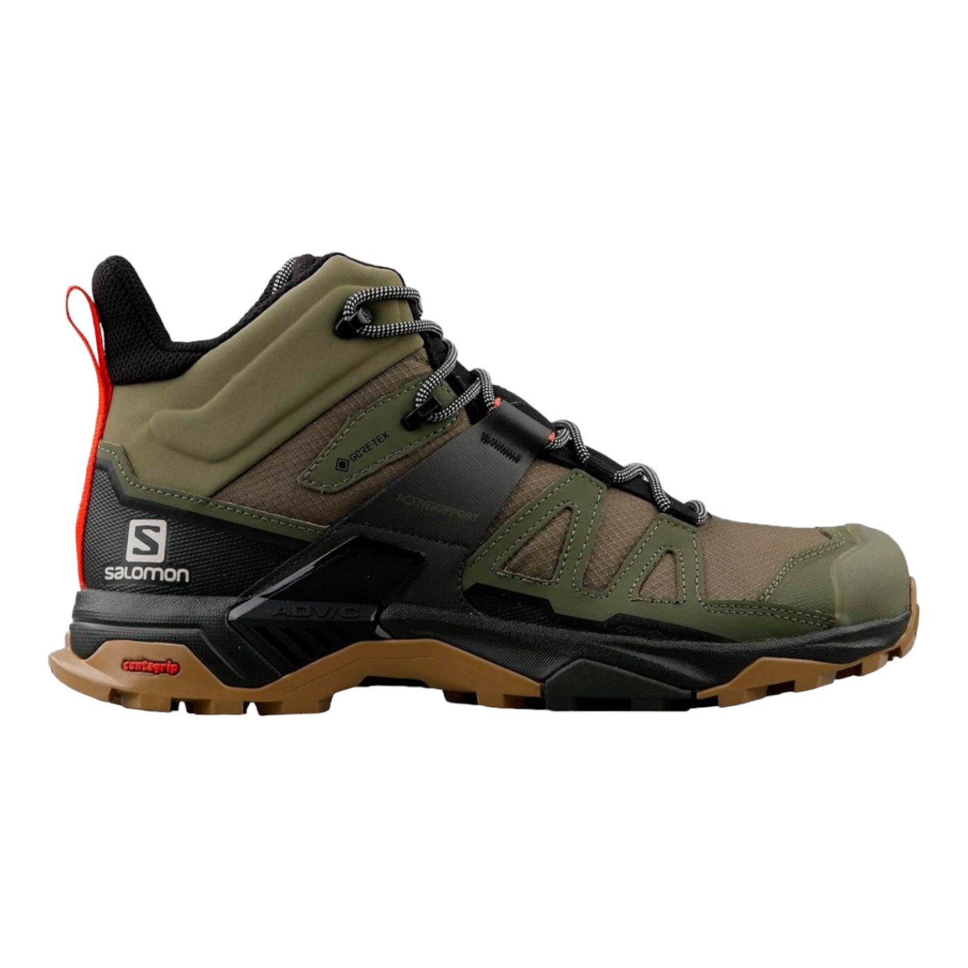 BOTAS SALOMON HOMBRE VERDE SALOMON X ULTRA 4 MID GTX L41739800.