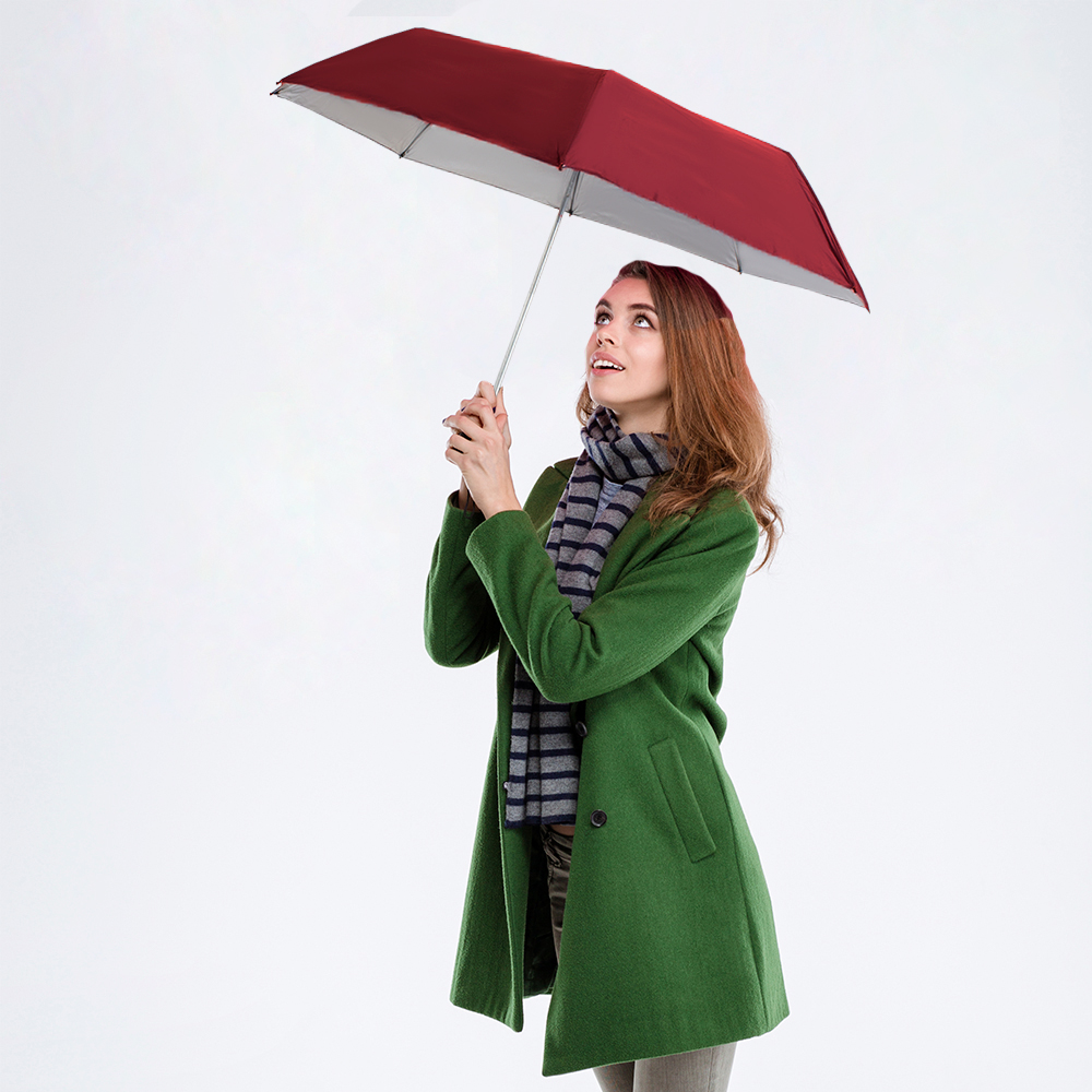 Paraguas Unisex Premium XL Reforzado 8 varillas Resistente a Vientos y Lluvias Fuertes, Mango Ergonómico y automático con funda incluida, Fácil de Transportar.