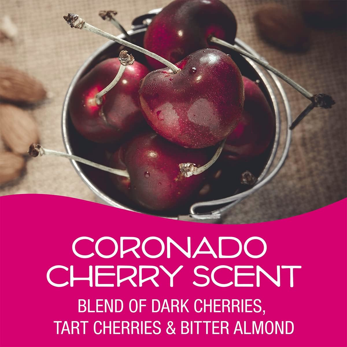 12 Pack Aromatizante Auto California Scents Cherry corcho 60 días.