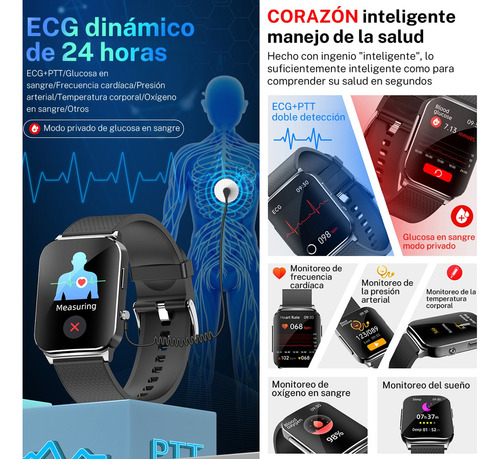 Reloj Inteligente Para Medir La Ritmo Cardiaco Y La