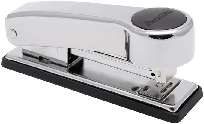 Barrilito 8188EMT Engrapadora Metálica Media Tira, Grapa Estándar.