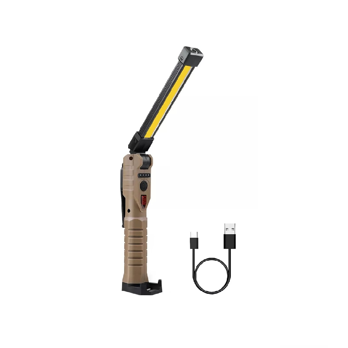 Lámpara De Iman Recargable Led Para Trabajo 7modos.
