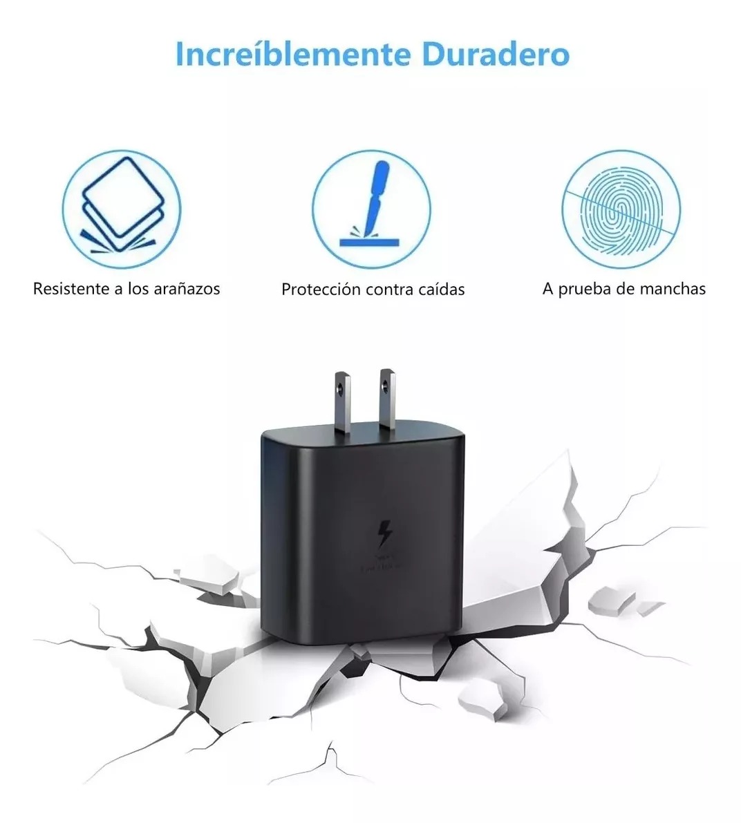 45w Cargador generico compatible con Samsung Súper Rápido Cargador Tipo C.