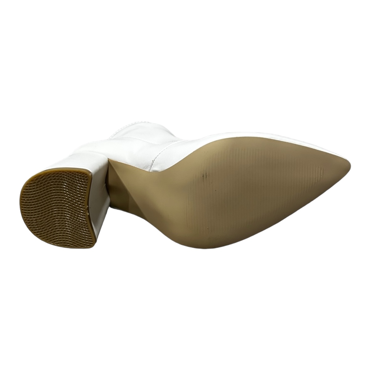 Botines Formales blancas Tacon 9 Cm Para Mujer.