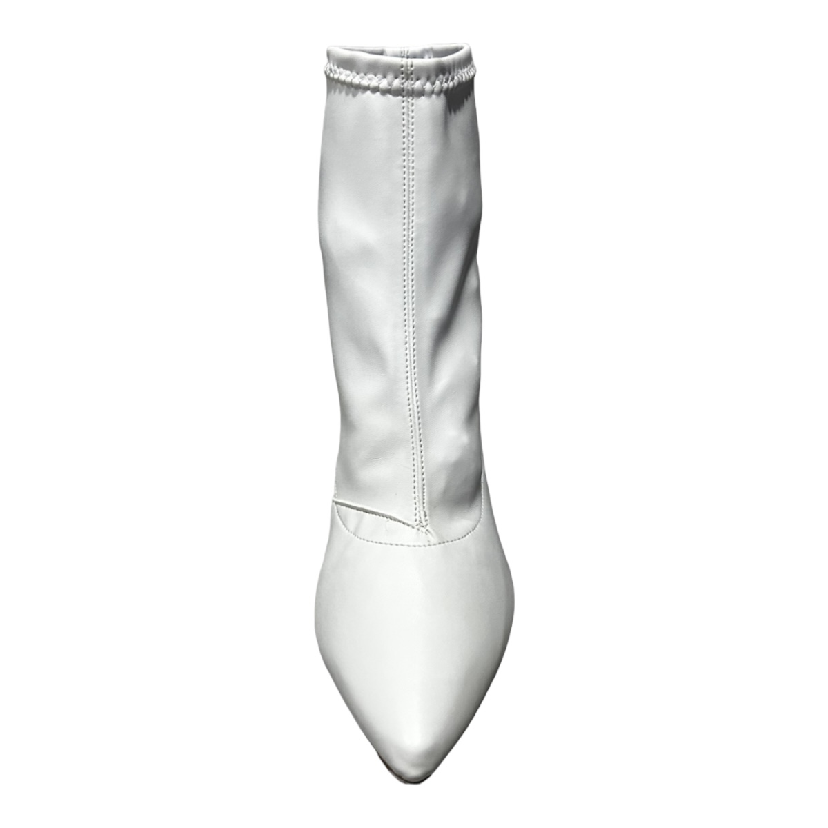 Botines Formales blancas Tacon 9 Cm Para Mujer.