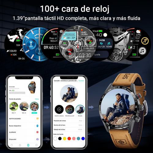 Lige Reloj Inteligente Para Hombre Smartwatch Bluetooth Depo.