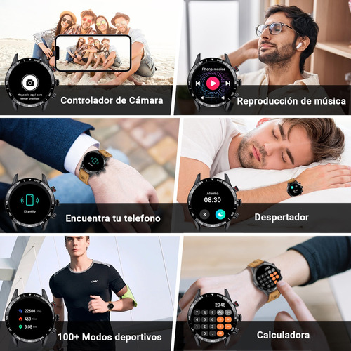Lige Reloj Inteligente Para Hombre Smartwatch Bluetooth Depo.