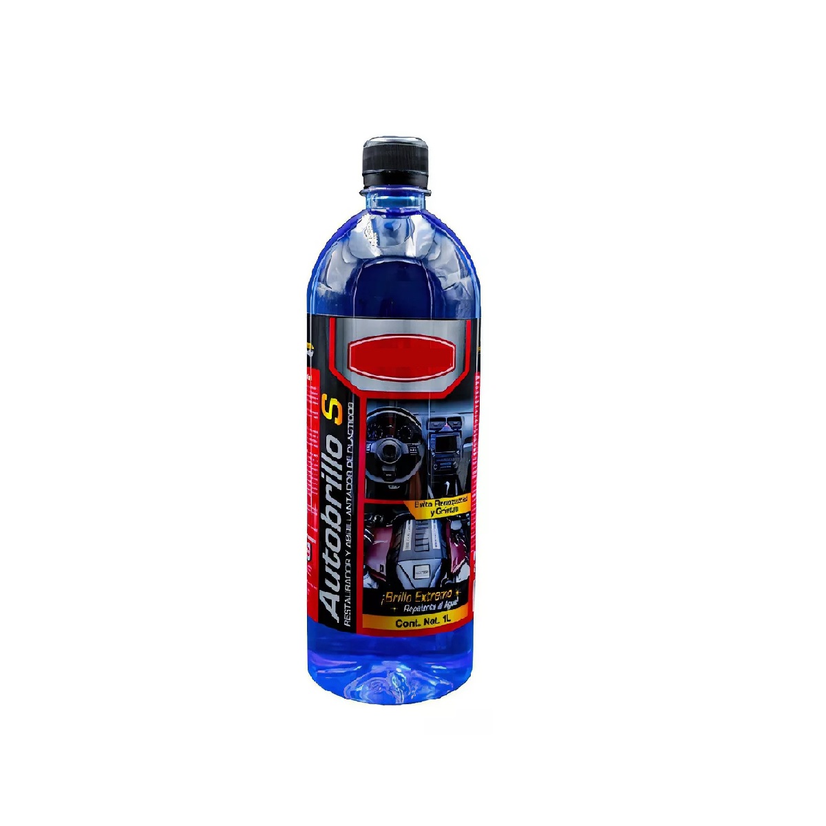 Autobrillo S Azul Margrey 1 Litro Abrillantador De Plásticos.