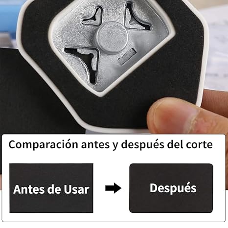 A WAGADA - Perforadora Redondeadora de Esquinas de 3 Vías, Cortador de Esquinas 3 en 1 para Hacer Tarjetas, Laminado, Cartulina, Albumes de Recortes y Manualidades con Papel, Tarjetas de Visita (Rosa).